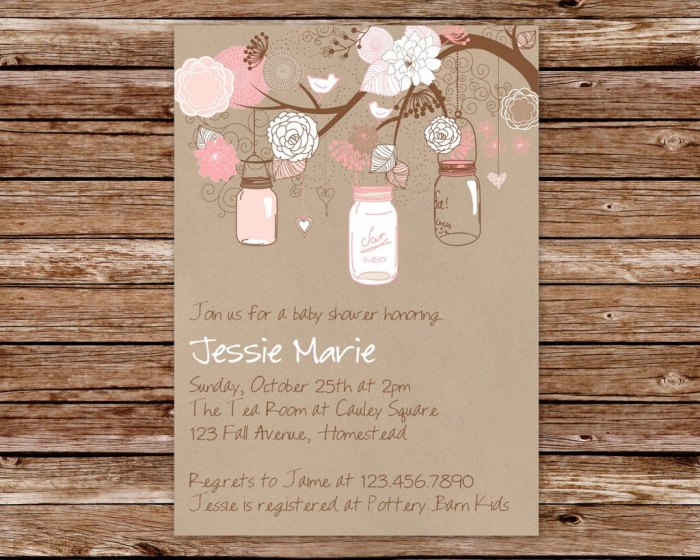 Baby shower invitations